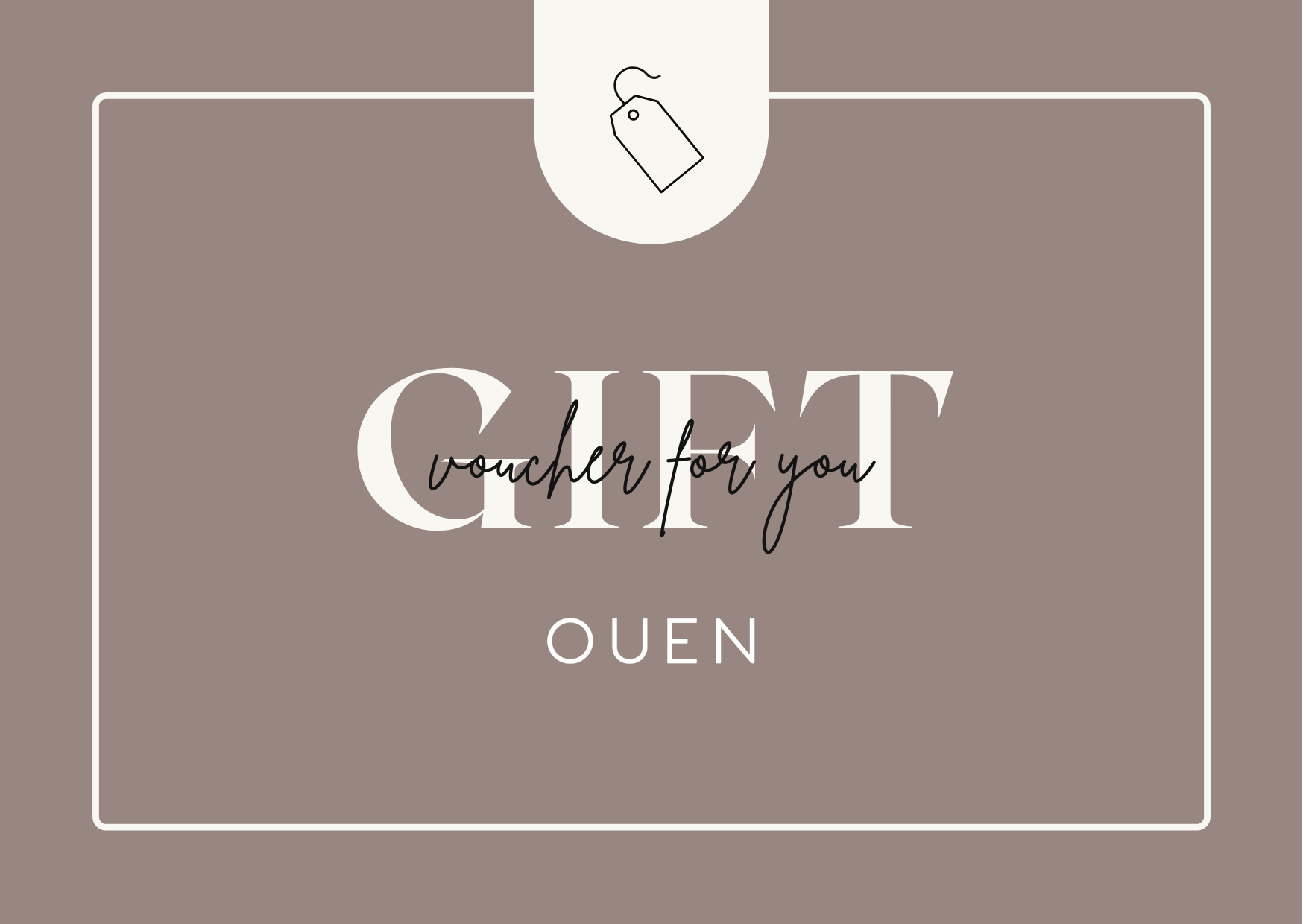 OUEN GIFT CARD – Ouenthelabel